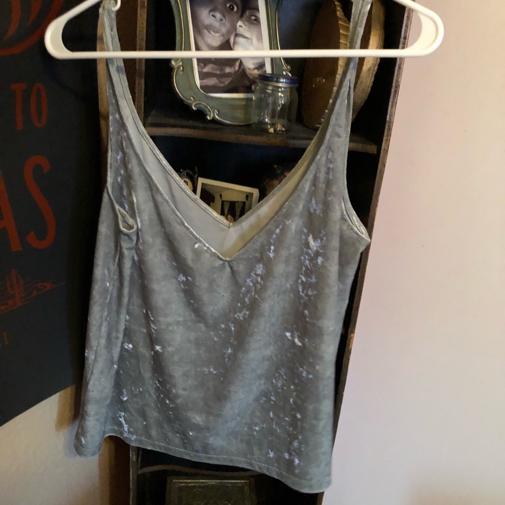 H&M VELVET TOP